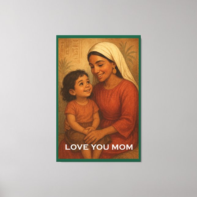 Impressão Em Tela poster dia de as mães (Frente)