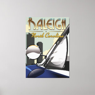 Impressão Em Tela Poster do automóvel do vintage de Raleigh North