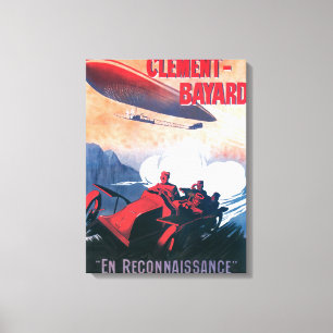 Impressão Em Tela Poster do promocional do dirigível de Adjudant