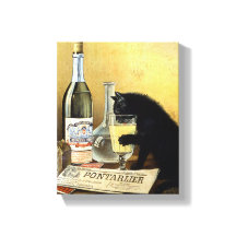 Poster francês retrô "absinho burguês"