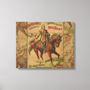 Impressão Em Tela Poster ocidental selvagem ocidental da mostra de