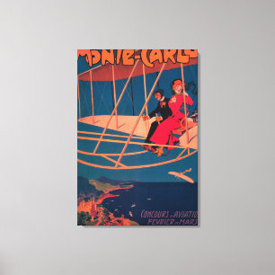 Impressão Em Tela Poster ostentando da aviação