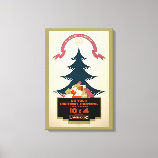 Impressão Em Tela Poster Promovendo Viagem por Londres (Frente)