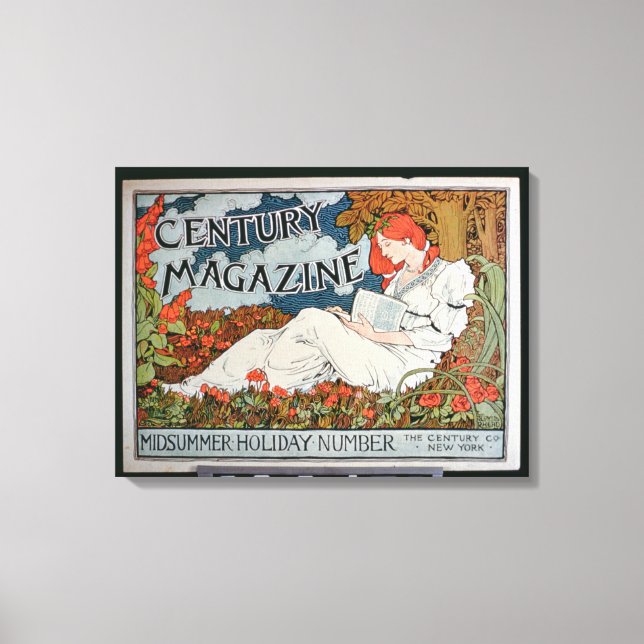 Impressão Em Tela Poster publicando 'Revista do século', meio-verão  (Frente)