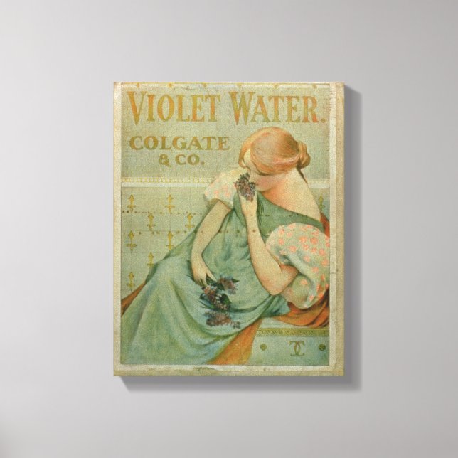 Impressão Em Tela Poster publicando 'Violet Water', por Colgate & Co (Frente)