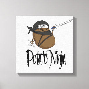 Impressão Em Tela Potato Ninja