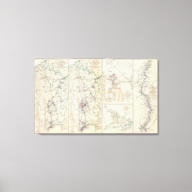 Impressão Em Tela Potomac McCoys Ferry-Conrads Ferry (Frente)