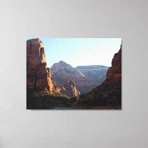 Impressão Em Tela Pouso dos Anjos no Parque Nacional de Zion, Utah