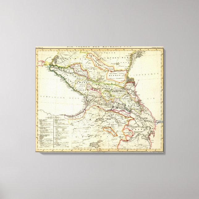 Impressão Em Tela povos do Cáucaso (Frente)