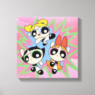 Impressão Em Tela Powerpuff Girls Powfator