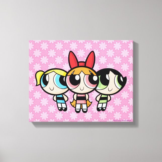 Impressão Em Tela Powerpuff Girls: Sugar, Spice and Everything Nice (Frente)