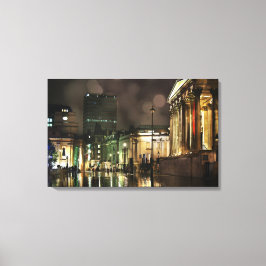 Impressão Em Tela Praça Rainy Traffic algar