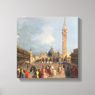 Impressão Em Tela Praça San Marco, Veneza, c.1760