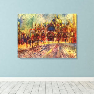 Impressão Em Tela Praça São Marcos, Veneza por Pierre Renoir