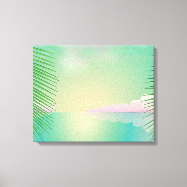 Impressão Em Tela Praia (Frente)