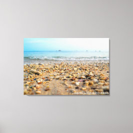 Impressão Em Tela Praia Areia Costa Oceano Mar Paisagem Viagem Foto