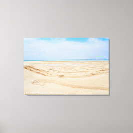 Impressão Em Tela Praia Arenosa Paisagem Costa Marítima Foto de Viag
