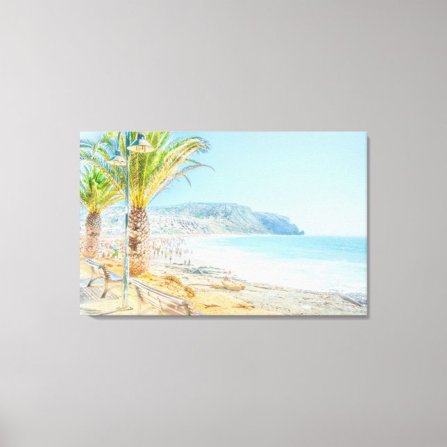Impressão Em Tela Praia da Luz (Frente)