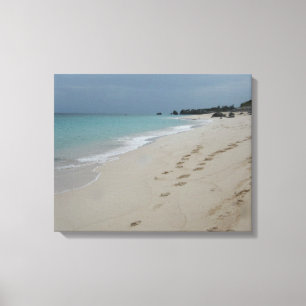 Impressão Em Tela Praia de Bermuda