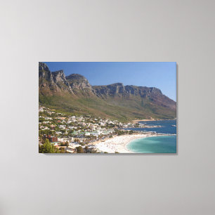 Impressão Em Tela Praia de Camps Bay e os Doze Apóstolos