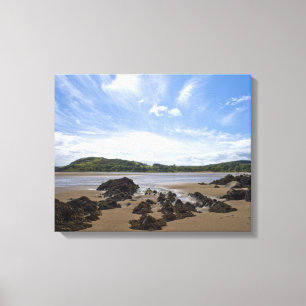 Impressão Em Tela Praia de Sandyhills, Escócia