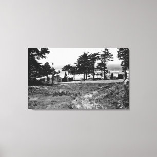 Impressão Em Tela Praia do canhão, oceano das casas de campo do