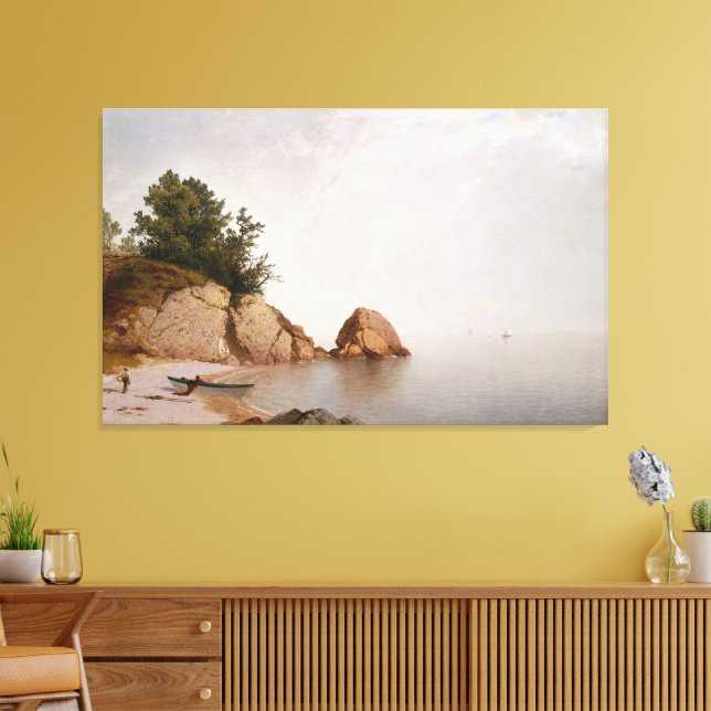 Impressão Em Tela Praia em Beverly (Insitu(Sala de estar))