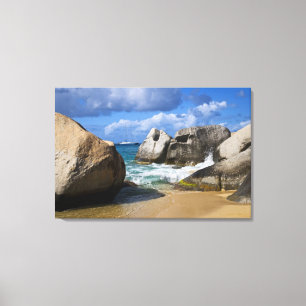 Impressão Em Tela Praia em Virgin Gorda, Ilhas Virgens Britânicas