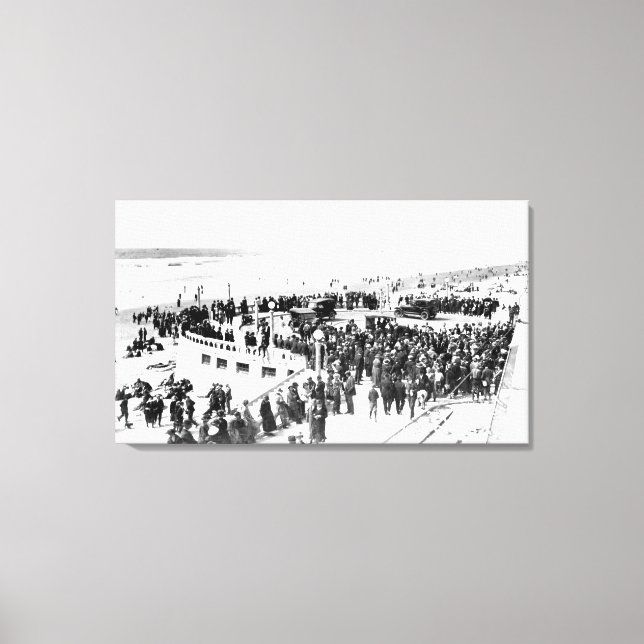 Impressão Em Tela praia litoral e Promenade Fotografia 2 (Frente)