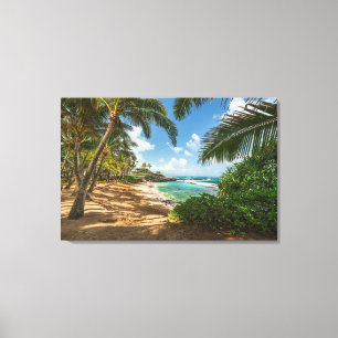 Impressão Em Tela Praia Maui da angra de Kuau, Havaí