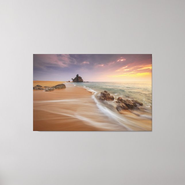 Impressão Em Tela Praia | Natureza Fotografia | Paisagem (Frente)