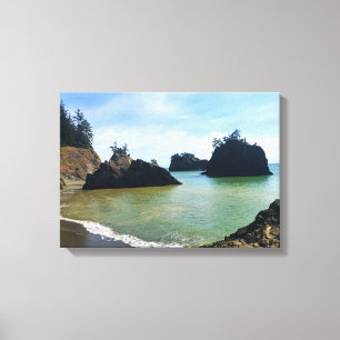 Impressão Em Tela Praia Secreta, Samuel H. Boardman, Oregon