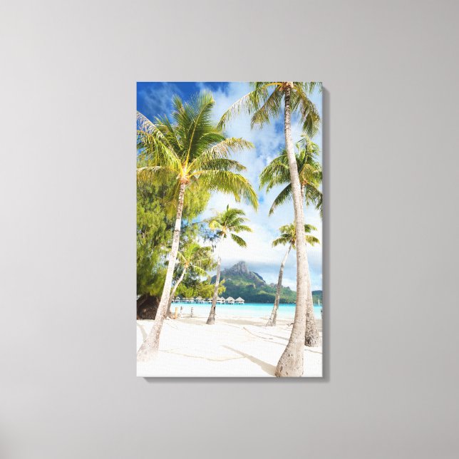 Impressão Em Tela praia tropical (Frente)
