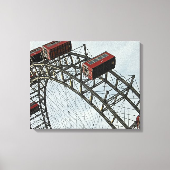 Impressão Em Tela Prater Ferris Wheel, Áustria (Frente)