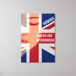 IMPRESSÃO EM TELA PREÇADO FORA DO PARAÍSO - SINAL DE CHORA DE LINHA