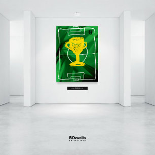 Impressão Em Tela Premier League #1 #Abstrato #Esporte #Futebol #UEF