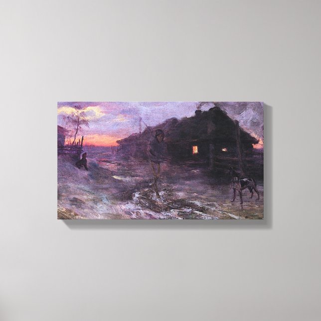 Impressão Em Tela Premonição de Henryk Weyssenhoff, provavelmente de (Frente)