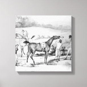 Impressão Em Tela Preparação para uma raça