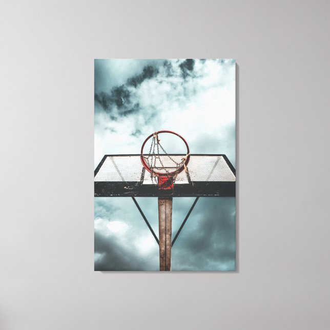 Impressão Em Tela Presente bonito de Basquete (Frente)