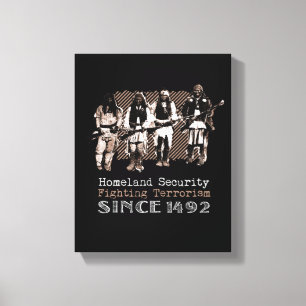 Impressão Em Tela Presente da história do tribo de Apache dos