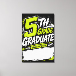 Impressão Em Tela Presente da Turma de Formandos do 5º Ano de 2026