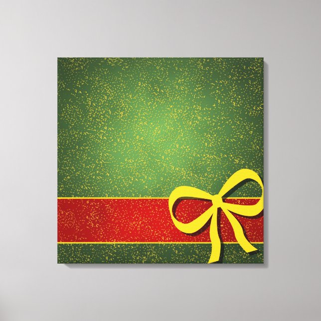 Impressão Em Tela Presente de Natal (Frente)