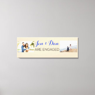 Impressão Em Tela Presente de Noivado Personalizado