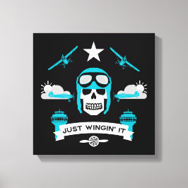 Impressão Em Tela Presente De Piloto Privado E Comercial