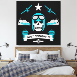 Impressão Em Tela Presente De Piloto Privado E Comercial