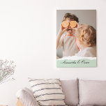 Impressão Em Tela Presente de vírgula de Foto e Nome Personalizado d<br><div class="desc">Apresentando a família moderna Foto e nome personalizado Mint Gift! Este presente exclusivo e ponderado foi concebido para celebrar e valorizar os momentos especiais da sua família.Dê o dom das memórias prezadas e da doçura personalizada com a Foto da Família Moderna e o Nome Personalizado Mint Gift. É uma maneira...</div>