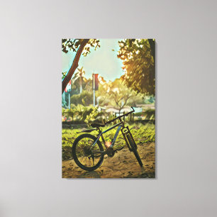 Impressão Em Tela Presente do touro de bicicleta Pintura de ciclis