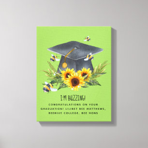 Impressão Em Tela Presente para graduação de BEE - Personalizado p