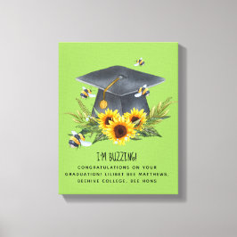 Impressão Em Tela Presente para graduação de BEE - Personalizado por