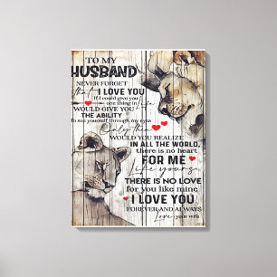 Impressão Em Tela Presente perfeito personalizado, para a carta do m